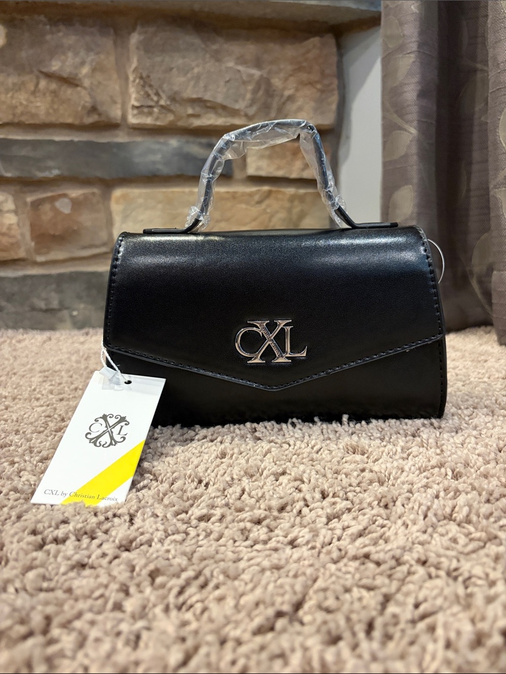 Black Mini Top-Handle Bag